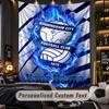 TapestryBIRMINGHAM CITY Football Custom Name Text Personalized Wall Hanging Tapestry Home Wall Decor