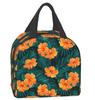 Hawaiian Hibiscus Flower Lunch Bag For Women Men Kids Lunch Box Insulated Lunch Container Tote Bag for Office Work School Picnic