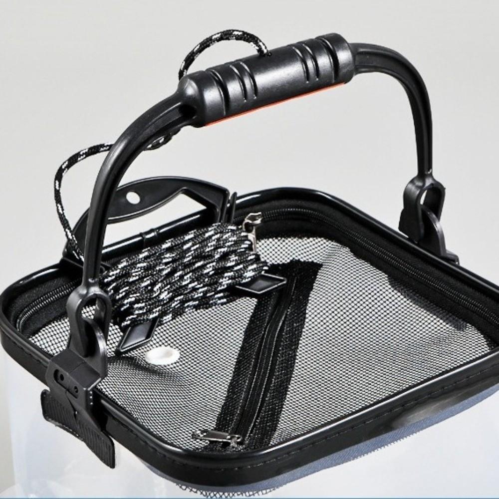 Foldable Live Fish Bucket Thickened EVA Water Pail Fishing Tackle Tool Fishing Accessories