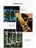 Waterproof LED Solar String Lights - Rainbow Tube Fairy Lights for Trees, Outdoor Holiday Decoration