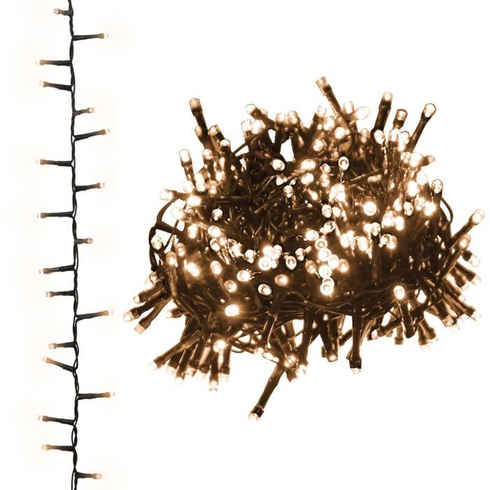 VidaXL Guirlande à LED Compacte avec 400 LED Décoration de Noël Ornement de Vacances Décoration de Fête Intérieur Blanc 343254