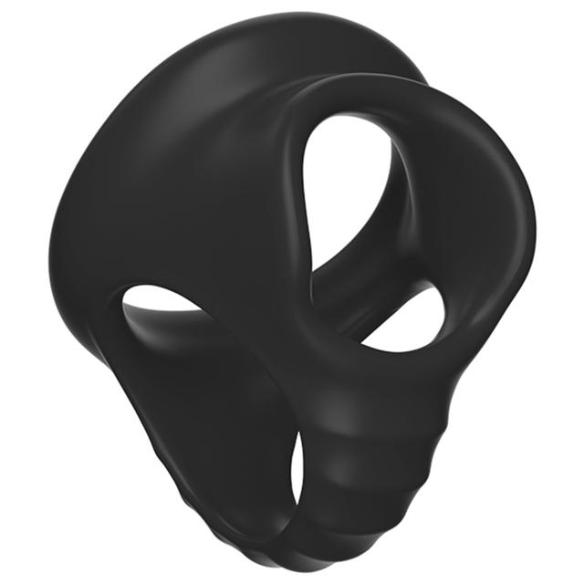 Anneau pénien en Silicone retarde l'éjaculation Super petite Cage de chasteté anneau de pénis réglable Scrotum Cockring jouet sexuel masculin pour hommes
