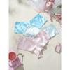 2PCS Women's Milk Silk Panties Solid Color Seamless Sexy Ice Silk Low Waist High Stretch Ladies Triangle Boyshort Underwear