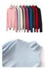 Retro Elegant High-Neck Pure Wool Sweater - Soft, Skin-Friendly, Warm, and Versatile for Autumn/Winter