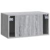 Wall Mounted TV Cabinet 59.5 x 31 x 30 cm Grey Sonoma