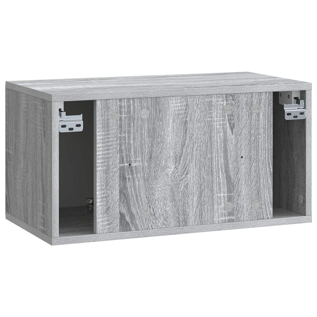 Wall Mounted TV Cabinet 59.5 x 31 x 30 cm Grey Sonoma
