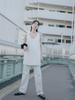 Replain Denim Mini One-Piece