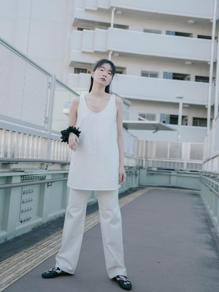 Replain Denim Mini One-Piece