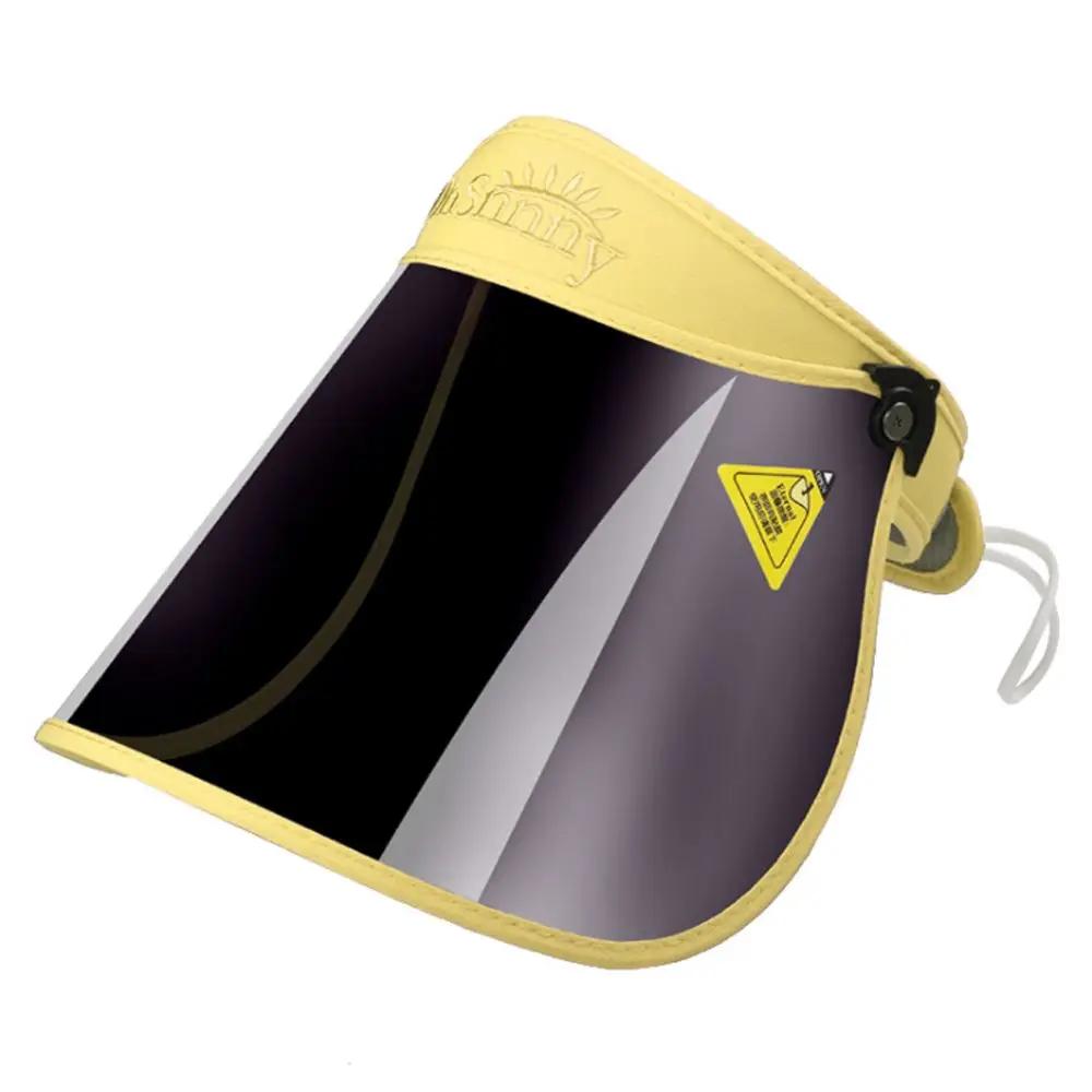 Summer Portable Solar Protection Sun Hat Face Cover Shield Sunshade Cap Anti-UV Visor
