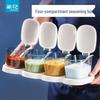 Chahua 4-Piece Plastic Seasoning Jar Set