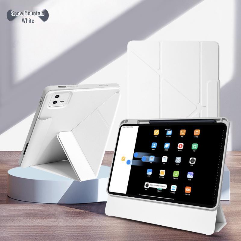 Xiaomi 7sPro Tablet Case: Magnetic 3+Y Fold, 6S Rotating, 56Pro Detachable, 12.5 Drop-Proof, Fits 14".