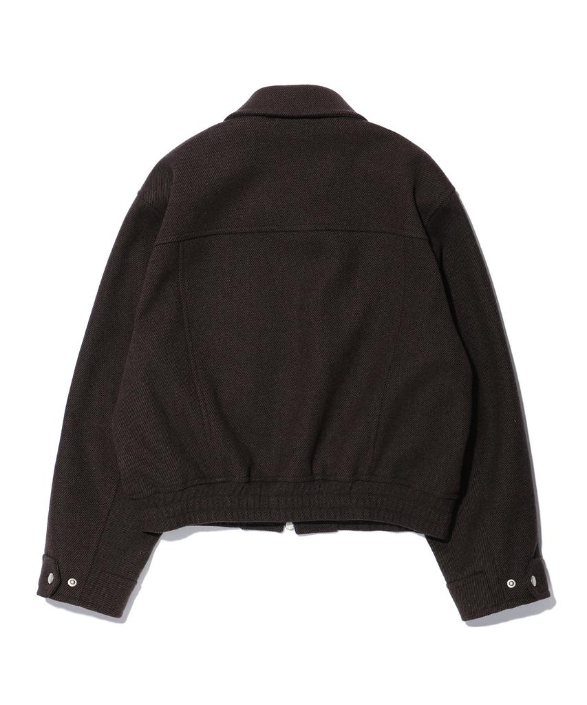Iey Tap Wool Jacket Brown