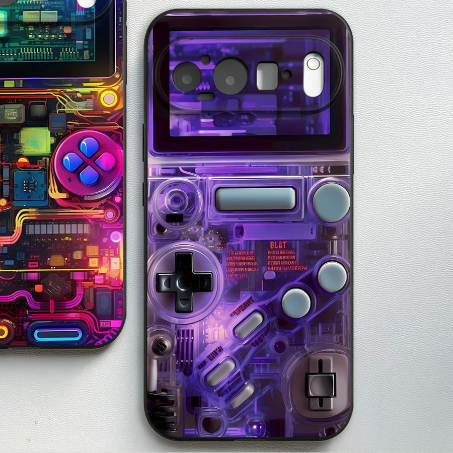 Retro Game Console Pattern Funda Phone Cover Case for Google Pixel 10A 8a 6 7 8 Pro 9a 6a 10 9 Pro XL 7a