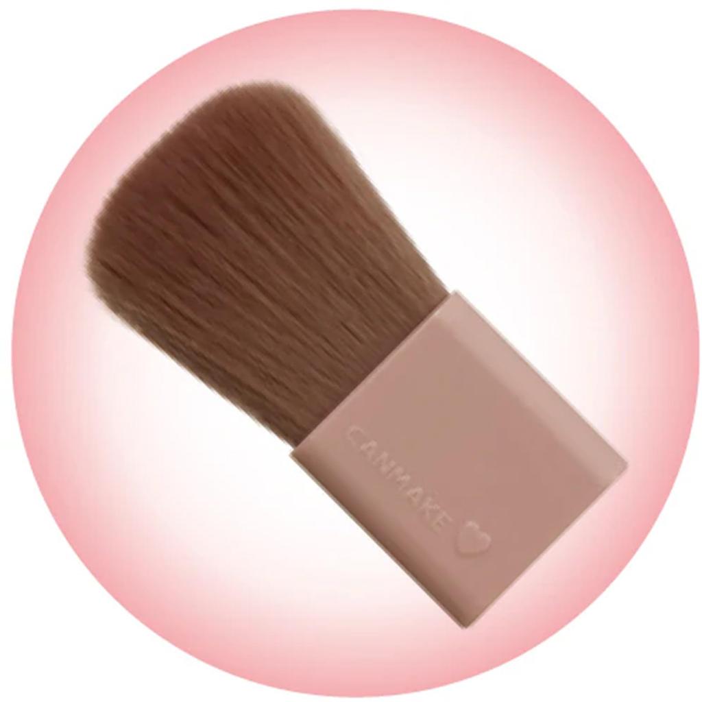 CANMAKE Puder-Rouge P02 Little Shy Pink Glänzend Rosa 1,8g Wange, Transluzent, Klar,