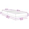 Artisan Oak Wooden Floor Bed Frame 80 x 200 cm Particleboard