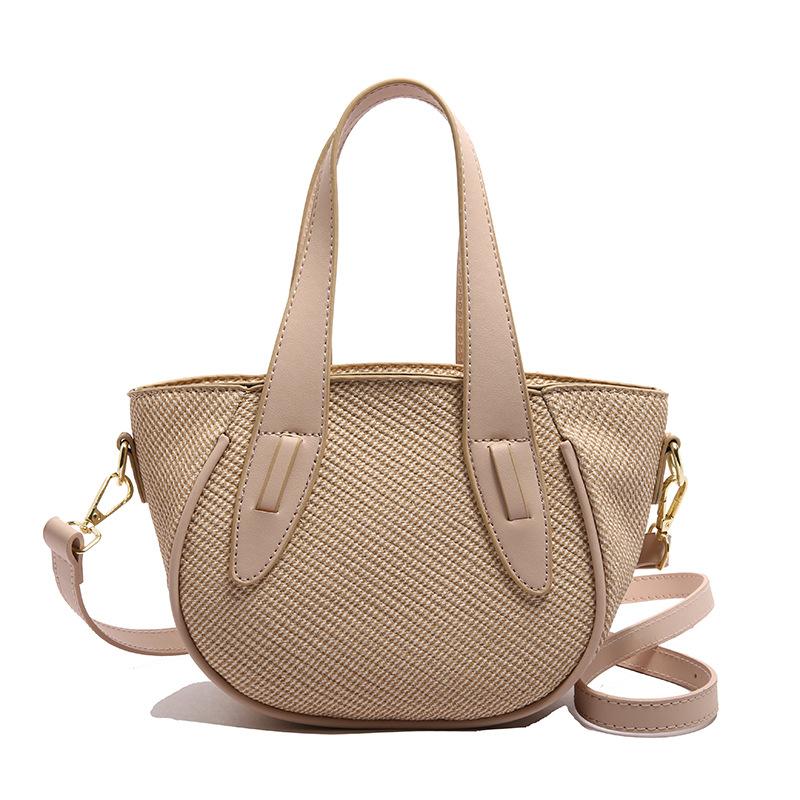 Premium niche design portable bucket bag women's 2025 new simple and versatile commuter style shoulder messenger bag