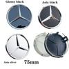 For Benz a24Pcs 75MM Car Wheel Center Hub Caps AMG Wreath for Mercedes Benz GLE GLK SLK CLA CLK W203 W204 W205 W209 W210 W211 W212