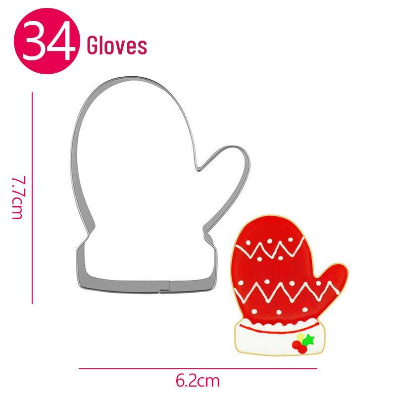 Stainless Steel Christmas Tree Cookie & Cake Cutter Mold Set