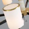 oeny Chinese Style Zen Copper 15-Head LED Pendant Light