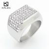 Kalen Stainless Steel 3D Goddess Face Ring Gold Plated Vintage Greek Mythology Snake Hair Gorgon Statement Anillos Rock Jewelry