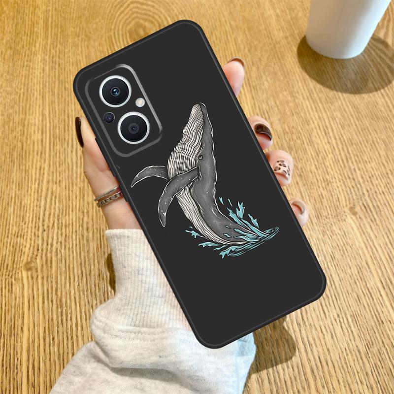 

Whale Fish Wave Sea Funda For OPPO Reno 13 F 14F 12F 11F 8T 7 8 Lite 10 11 12 14 OPPO Find X5 X6 X8 X9 Pro Case OPPO Find X5 Pro