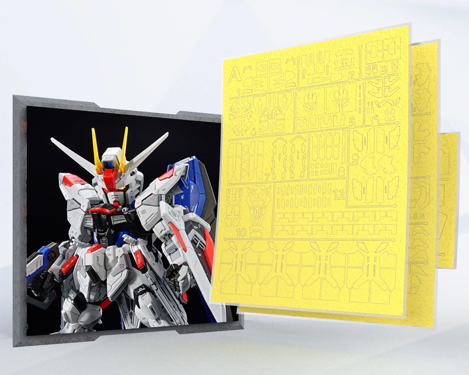 

MG FM RE PG MGSD RG Robot MS Малярная лента (для MGSD Freedom Gundam) [Элемент]
