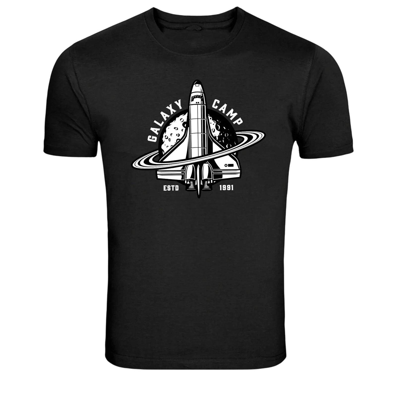 Galaxy Camp Rocket Space Shuttle Retro Graphic T-Shirt XXXXL