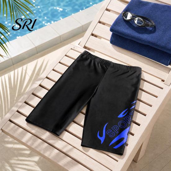 Men Athletic Swimwear Professional Swim Jammers, Competitive Racing Training Shorts Swimming Shorts, Quick-Drying Trunks Swimsuit