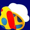 Cappello da Mago Cappello da Clown Arcobaleno Divertente Cappello a Cilindro da Clown per Natale Halloween Cosplay Festa Oggetti di Scena Costume da Clown Regali