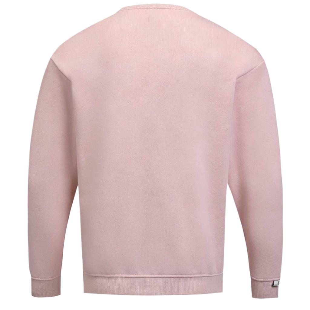 Adidas LABEL Sweatshirts Unisex Light Pink Crew Neck Moderate KT2530