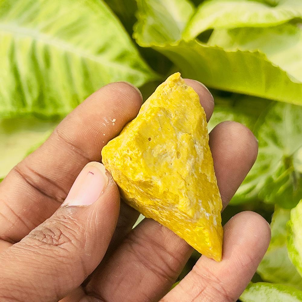 Natural Yellow Sapphire Loose Gemstone 258.90 ct Uncut Rough Stone September Birthday Birthstone