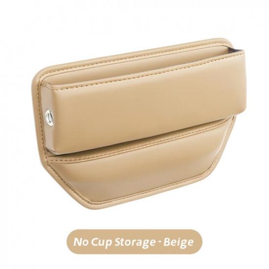Leather Car Seat Gap Organizer Multifunction Console Crevice Filler Side Storage