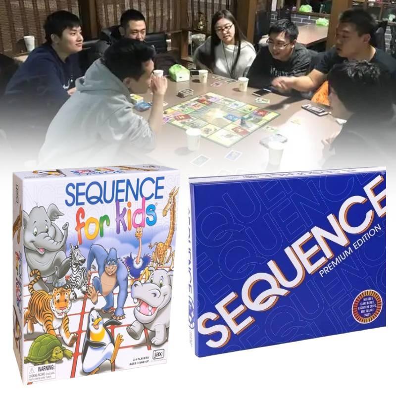 Fun And Engaging Sequence Game Classic Board Game For Family And Friends Gatherings
