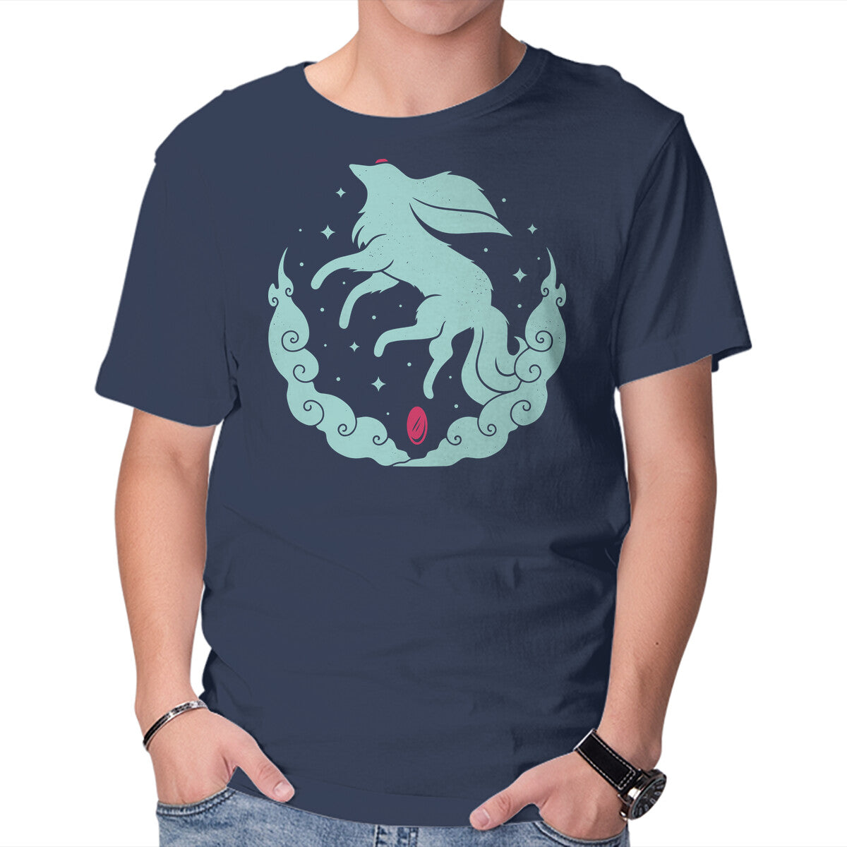 Unisex Crew Neck T-Shirt Ruby Magical Creature Graphic Short Sleeve Casual Tee XXL