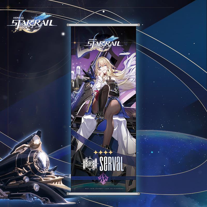 Honkai Star Rail Painting Collection Poster Wall Hanging Anime Art Room Decor