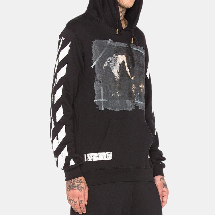 Bluza OFF WHITE Męska Czarna OMBB003S160030061088