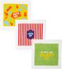 Marushin Piccolino Hand Towel Set with Perfect for and Elementary Perfect for Includes Product Multi-Style (3 Handkerchiefs) Case, Preschool,