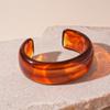 European and American color geometric resin bracelet, summer fresh and versatile bracelet, fashionable personalized simple jewelry