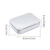 Small Cartoon Tin Box Hairpin Storage Case Rectangular Jewelry Cosmetic Organizer For Candy Pill Hinged Empty Box