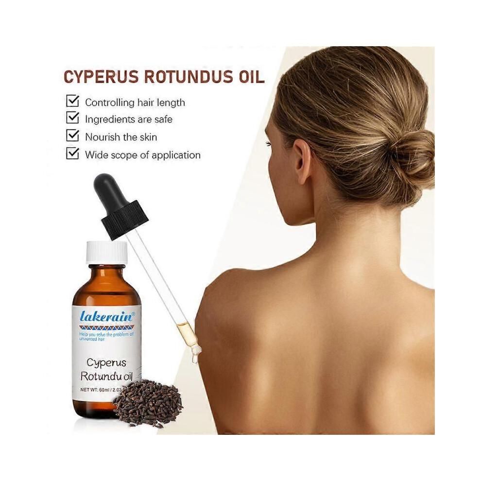 Óleo 100% Puro de Cyperus Rotundus para Remoção de Pelos 60ml