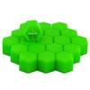 20Pcs N Silicone Car Wheel Nut Caps Hex Design 19mm Lug Bolt Covers Protective Decorative Tire Wheel Screw Caps Rim Protection