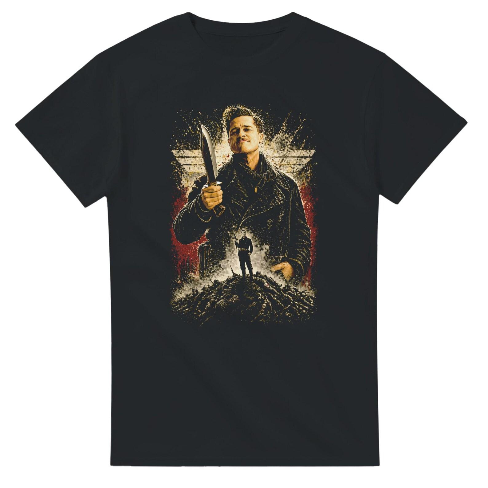 Inglourious Basterds Halftone Heavyweight Unisex Crewneck T shirt | Gildan® 5000 S
