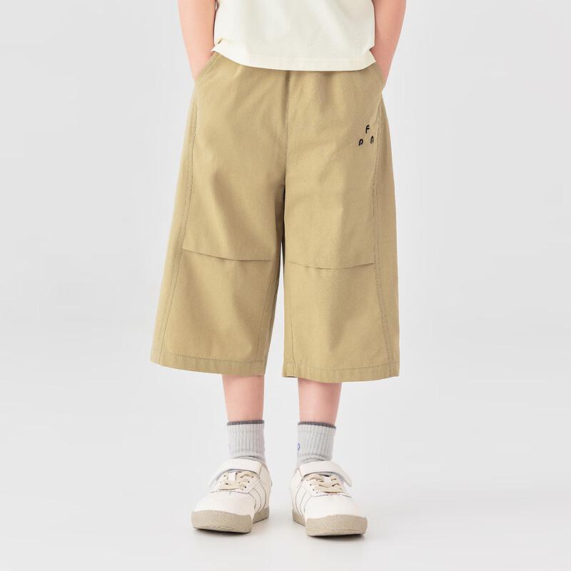 Boys  Summer Embroidered Capri Shorts 140