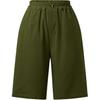 Women's Summer Shorts Cotton Linen Capri Pants Knee Length Loose Wide Leg with Pockets CGreen XXL Plus Size Casual Pants