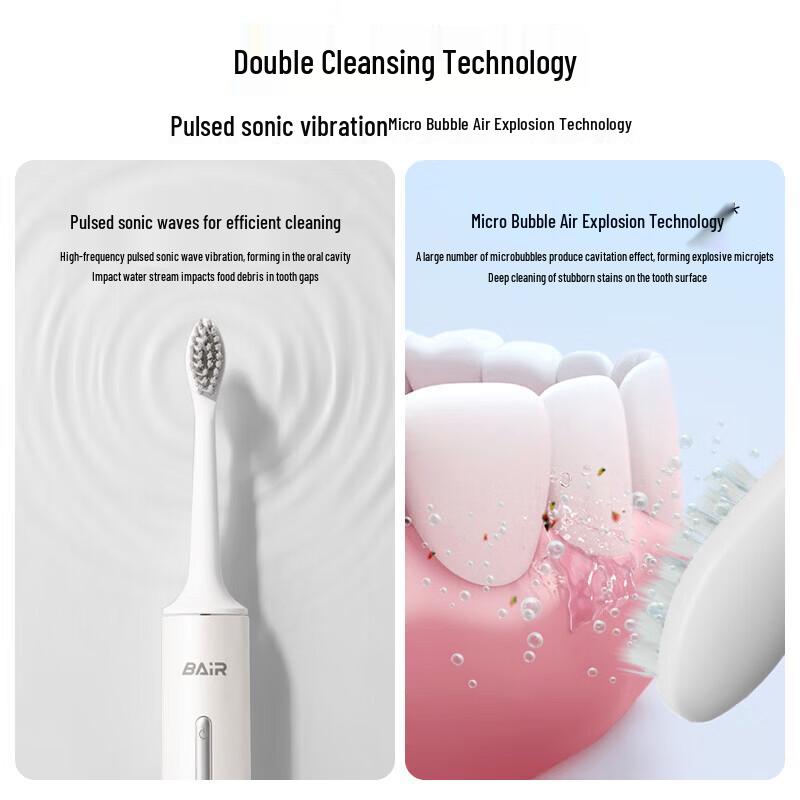 Byer Smart Sterilizing Sonic Electric Toothbrush CN plug (adapter included)