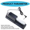 Piano Sustain Pedal Damper Pedal Polarity Switch Sustain Pedal Foot Switch 6.35mm Plug for Digital Piano MIDI Keyboard