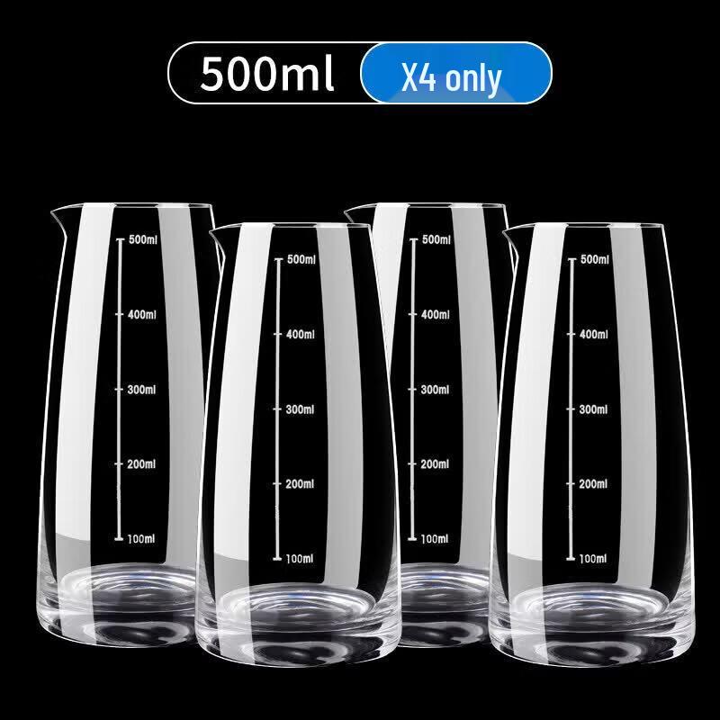 Qiwei Handmade Graduated Glass Wine Dispenser Set
