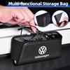 ear1 Car Leather Storage Bag Phones Coins Keys Storage Auto Stowing Tidying Tools For Volkswagen VW Golf Jetta Passat mk4 Golf 5 7