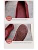 2025 Ethnic Style Handmade Genuine Leather Soft Bottom Shoes for Middle-Aged Women