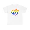 Rainbow Gay Pride Unisex Tshirt Tops Tee, LGBTQ Graphic Shirt, Gender Sex Symbol Top,